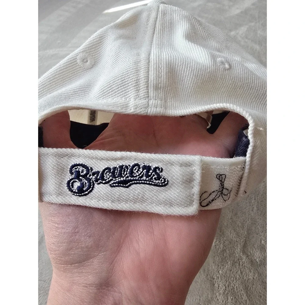 Vintage‎ Nike Team Milwaukee Brewers Hat Cap OSFA Adjustable Strapback Y2K